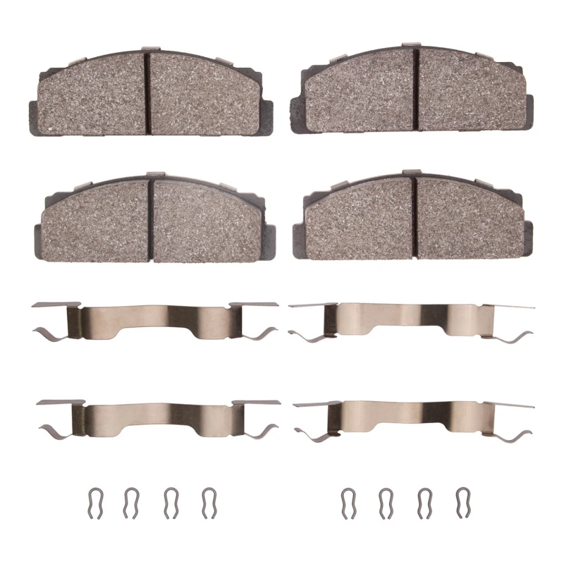 DFC 68-92 Fiat Strada Front 5000 Advanced Semi Metallic Brake Pads and Hardware Kit