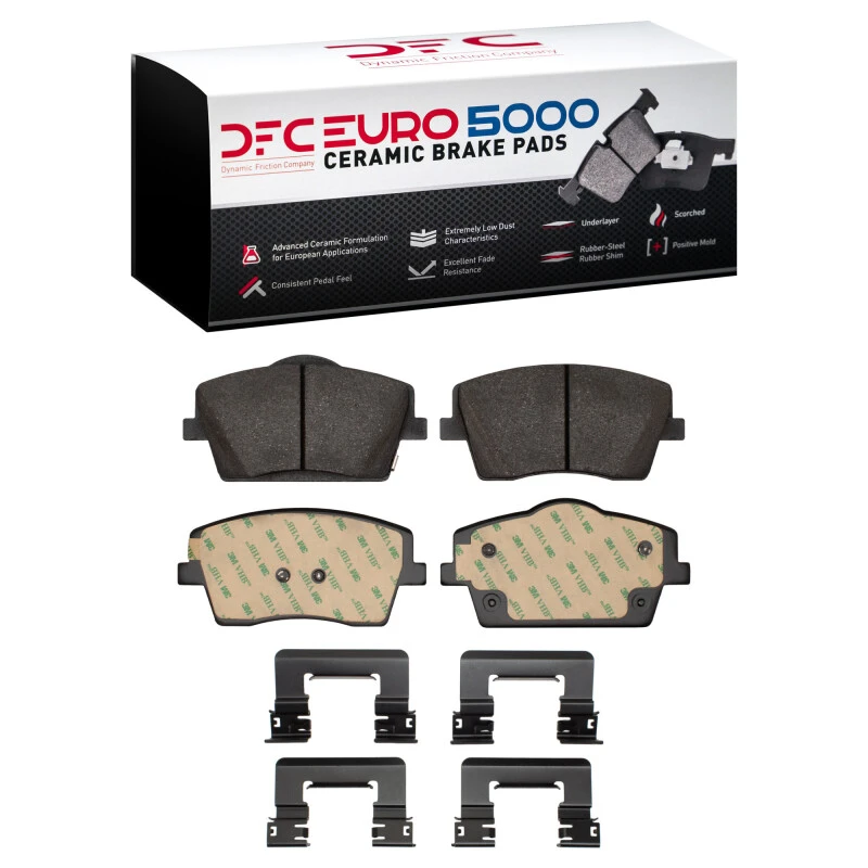 DFC 19-24 Volvo XC40 Front Euro 5000 Ceramic Brake Pads and Hardware Kit