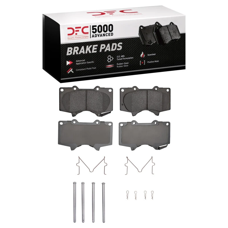 DFC 00-25 JAC Frison Front 5000 Advanced Ceramic Brake Pads and Hardware Kit