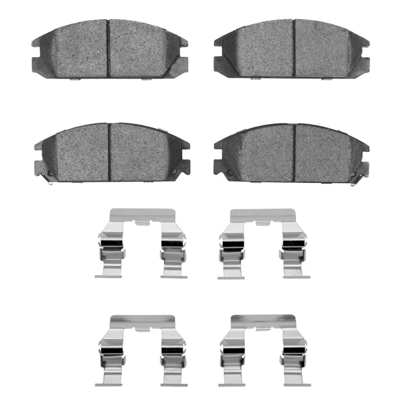 DFC 85-89 Acura Integra Front 5000 Advanced Semi Metallic Brake Pads and Hardware Kit