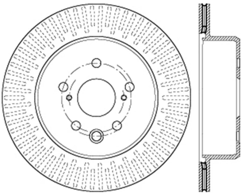 stoptech_128.44189R-6794f9db18399 StopTech Lexus 13-15 GS350/14-15 IS350/13-15 GS350H/15 RC350 Left Rear Drilled Sport Brake Rotor