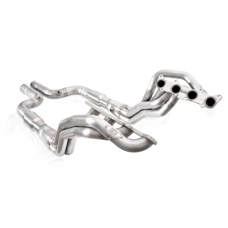 Stainless Works 15-18 Ford Mustang GT Nachrüst-Connect 2-Zoll-Abgaskrümmer mit Kat