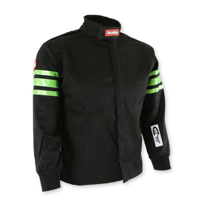 RaceQuip Grüner Rand SFI-1 JR. Jacke - KMedium