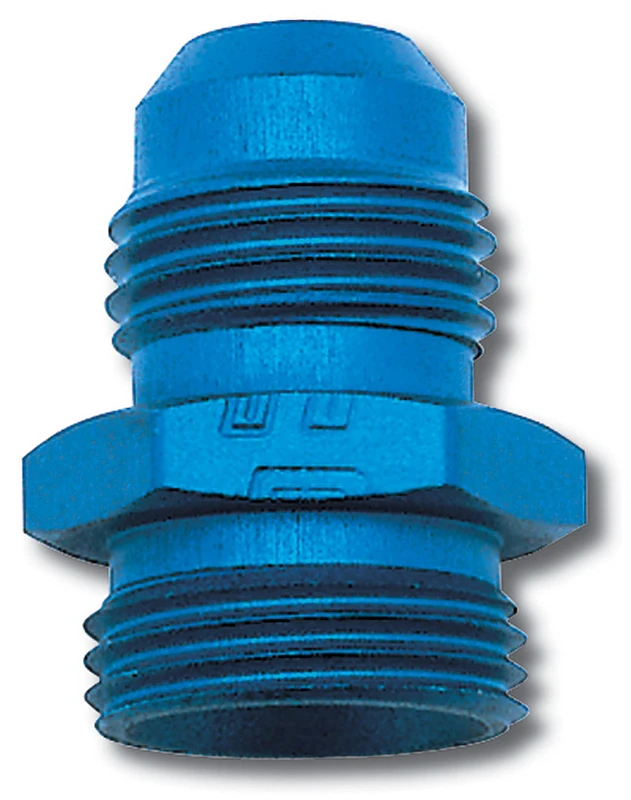 Russell Performance -6 AN Carb-Adapter-Fitting Blau