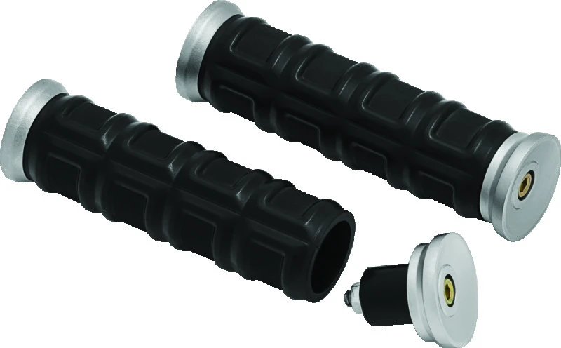 Kuryakyn Dillinger Grips 1 Zoll Silber