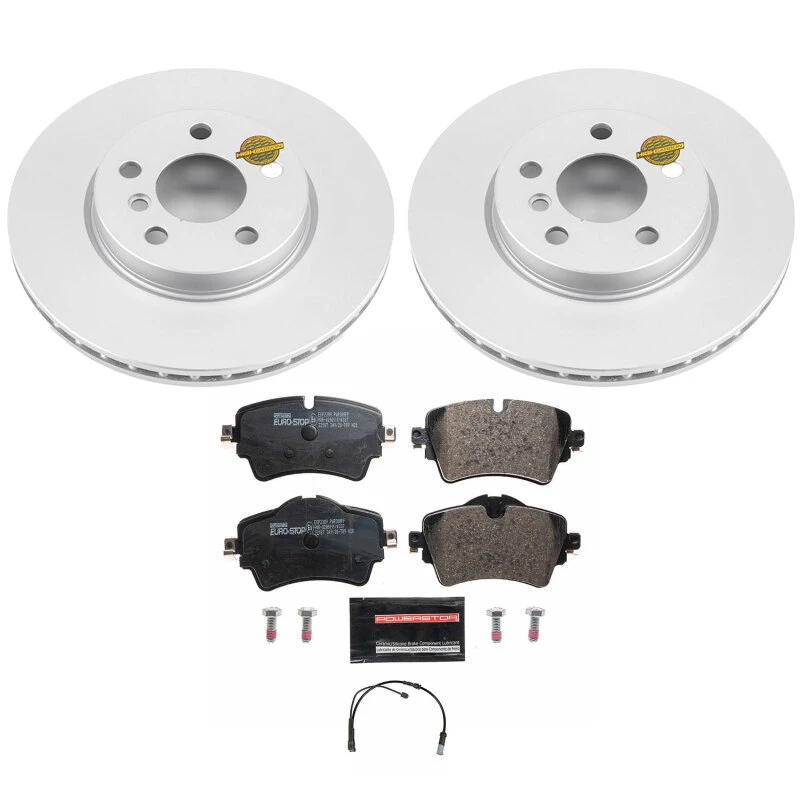 Power Stop 14-19 Mini Cooper Front Euro-Stop Brake Kit