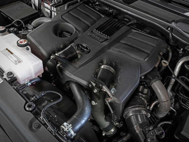aFe 2022 Toyota Tundra V6-3,5L (tt) BladeRunner 2,5 Zoll Aluminium Heißladungsrohr - Schwarz