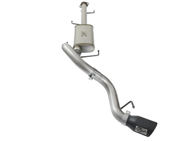 aFe MACH Force Xp 3in SS Cat-Back Single Side Exit Exhaust mit schwarzen Endstücken 07-14 Toyota FJ Cruiser