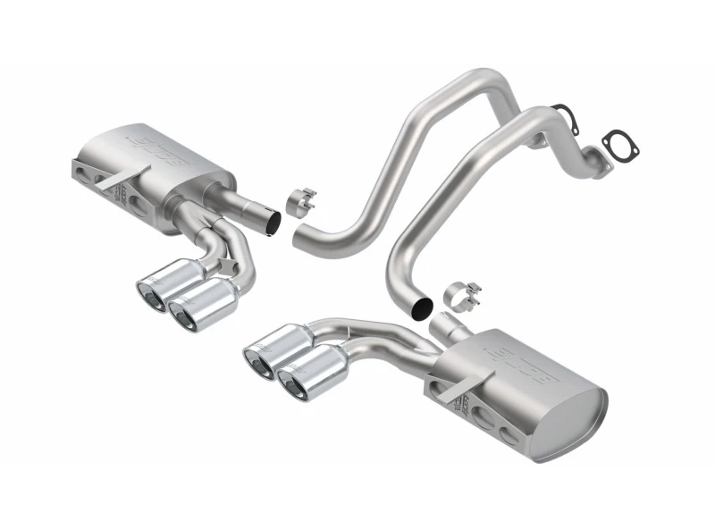 Borla 97-04 Chevrolet Corvette 5,7L 8-Zylinder S-Type SS Catback Auspuff