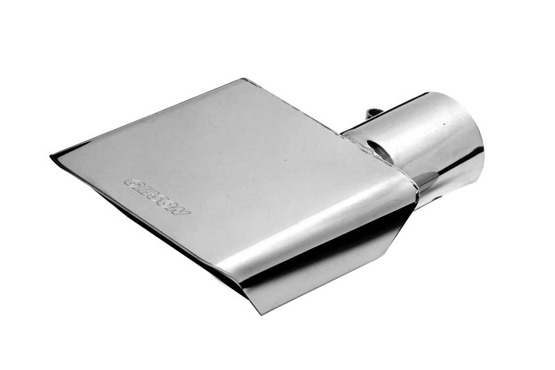 Gibson Rectangle Sport Tip - Right - 6x2.75in OD/2.5in Inlet/6in Length - Stainless