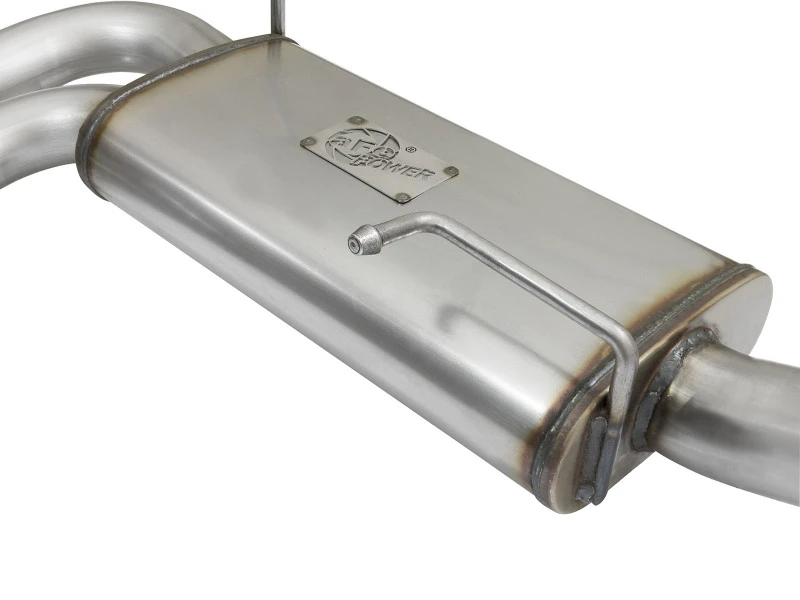 aFe Rebel Series CB Middle-Side Exit SS Auspuff mit polierten Endstücken 09-16 GM Silverado/Sierra V6/V8