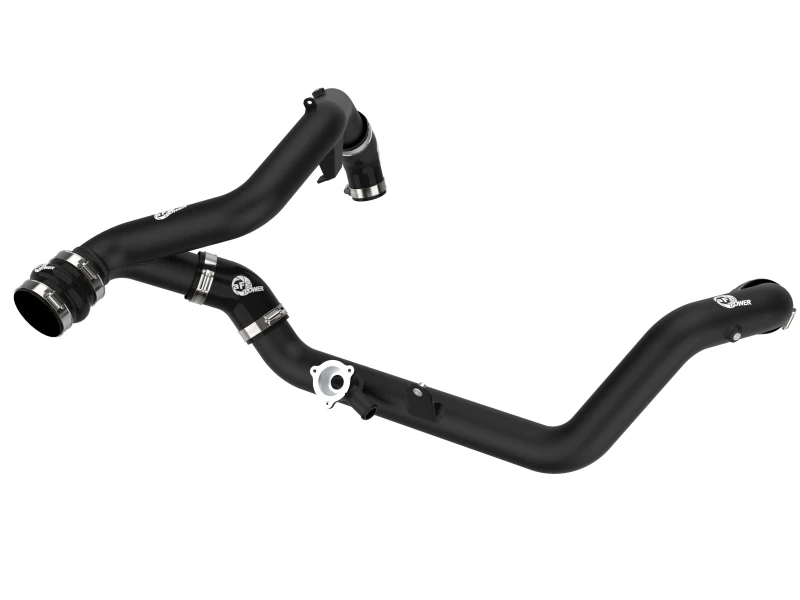 aFe Bladerunner 2-1/4 Zoll Aluminium Heißluftleitung Schwarz 20-23 Ford Explorer/Explorer ST - Schwarz