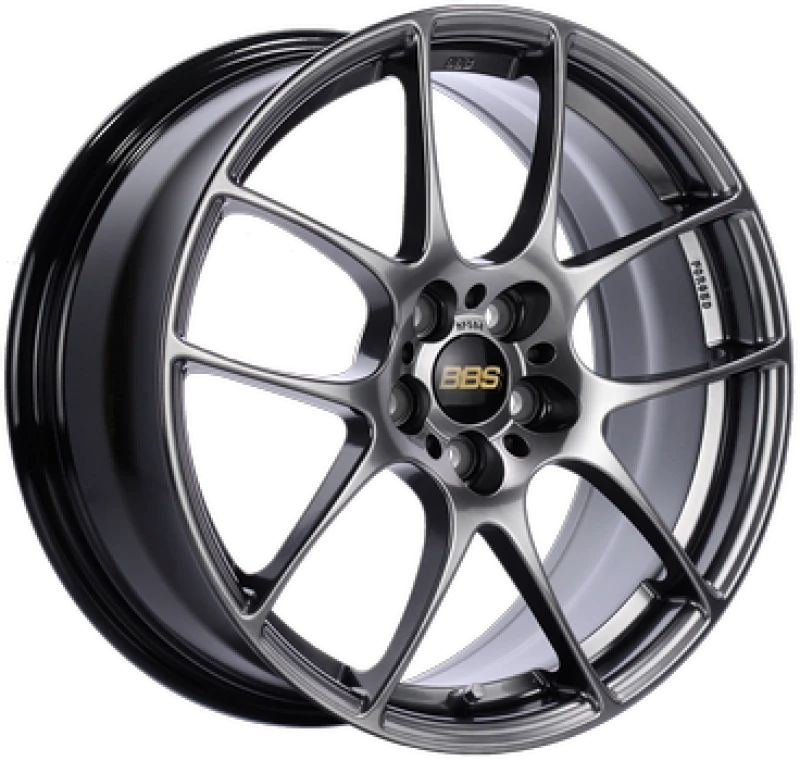 BBS RF - 17x7 / 4x100 / ET 38 (70mm PFS Required) - Diamond Black