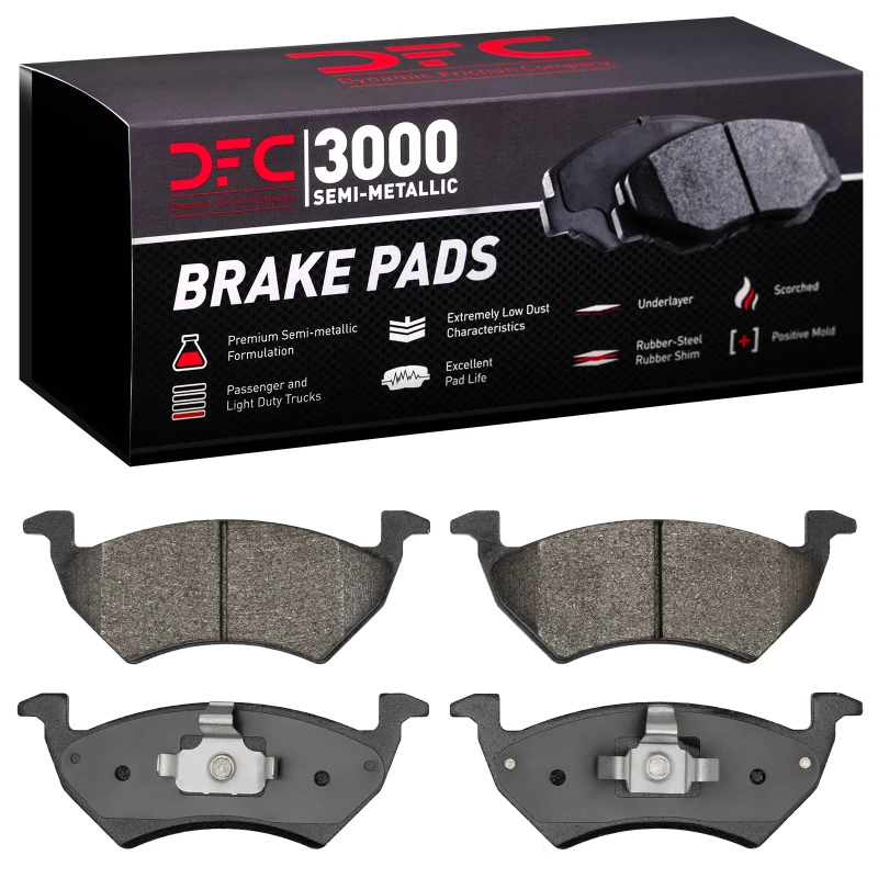 DFC 09-17 Volkswagen SAVEIRO (Mexico) Front 3000 Semi-Metallic Brake Pads