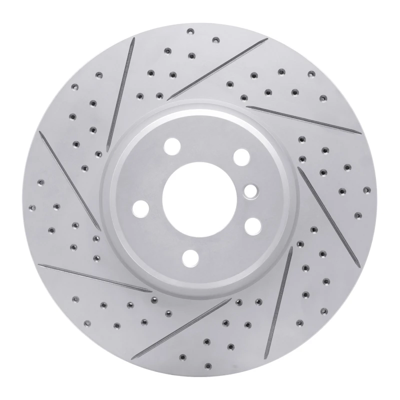 DFC 08-19 BMW X6 Front Left Drilled & Slotted Geoperformance Rotor