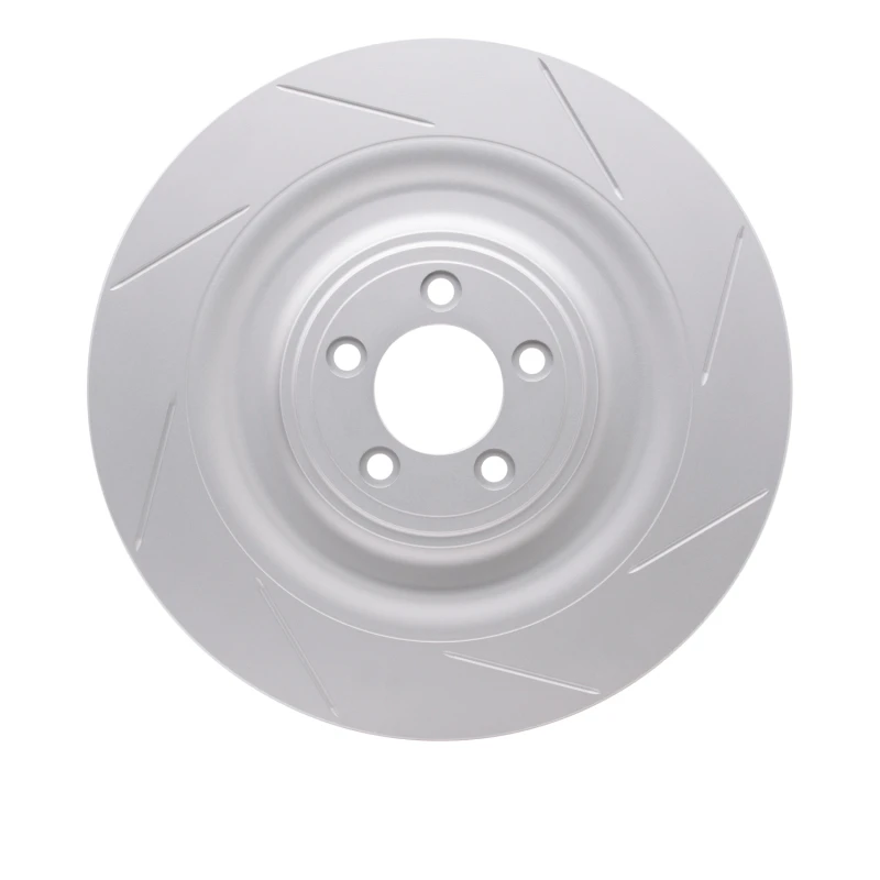 DFC 08-09 Jaguar XKR Left Front GeoSPEC Coated Rotor - Slotted