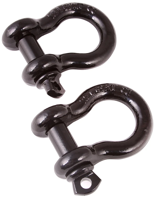 Rugged Ridge 3/4 Zoll schwarze D-Schäkel