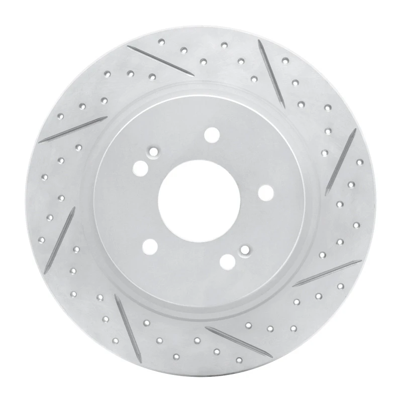 DFC 19-25 Hyundai Palisade Rear Right Drilled & Slotted Geoperformance Rotor