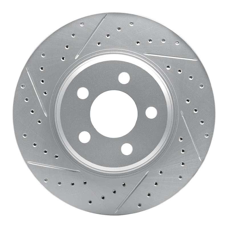 DFC 22-23 Genesis G70 Front Left Drilled & Slotted Geoperformance Rotor