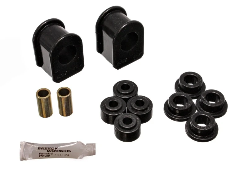 Energy Suspension Ford Schwarz 1 Zoll Durchmesser 2 1/2 Zoll Höhe inBin Style Stabilisatorbuchsen-Set