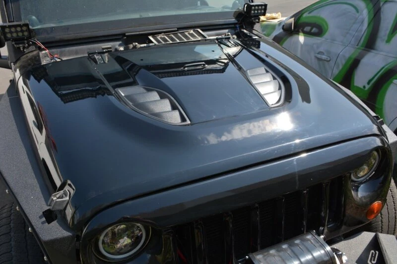 DV8 Offroad Haube 10th Anniversary für 07-18 Jeep Wrangler JK Rubicon