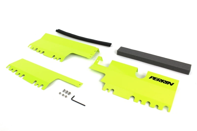 Perrin Radiator Shroud für 15-21 Subaru WRX/STI (Mit/Ohne OEM-Luftansaugscoop) - Rot