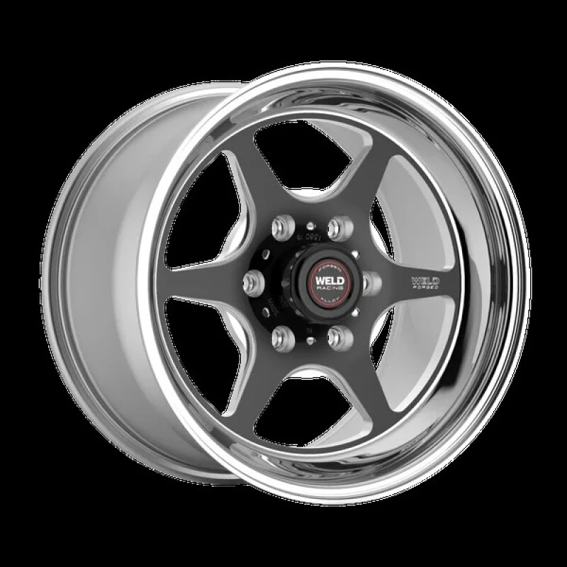 Weld S79 HD Beadlock S79 17x9.5in / 6x135 BP / 6.2in BS Black Center - Polished Shell Wheel