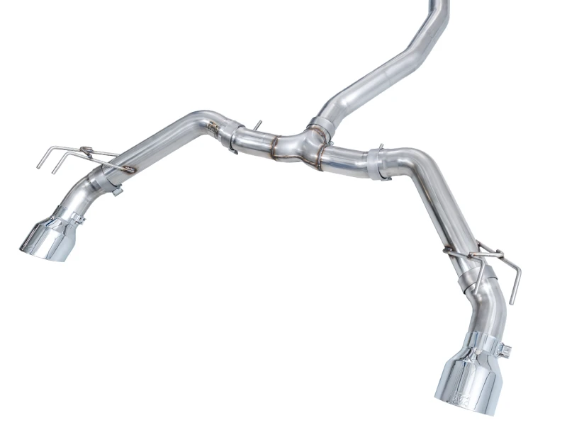 AWE Tuning 22+ Honda Civic Si/Acura Integra Track Edition Catback-Auspuff - Doppelte Chrom-Silber-Tipps