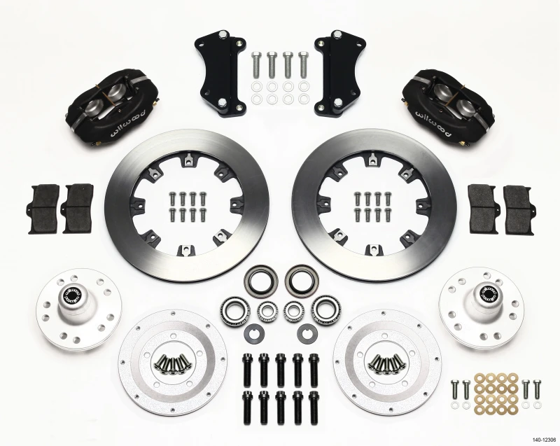 Wilwood Forged Dynalite Front-Kit 12,19 Zoll Heidts Tri-5 2-Zoll-Drop-Spindel