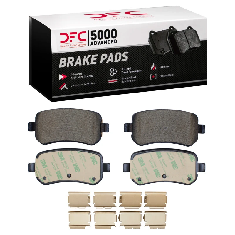 DFC 04-07 Ford Freestar Rear 5000 Advanced Ceramic Brake Pads and Hardware Kit