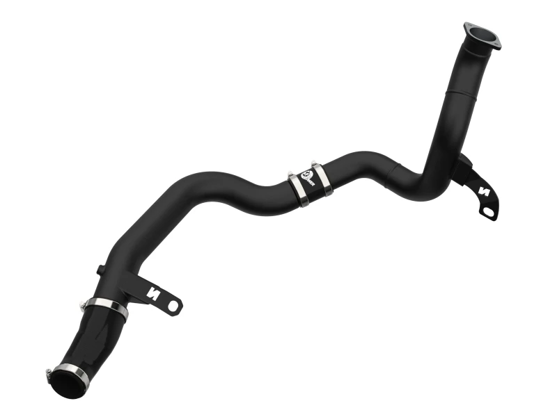 aFe 19-22 Hyundai Veloster N BladeRunner 2-1/4in to 2-1/2in Aluminum Hot Charge Pipe - Black