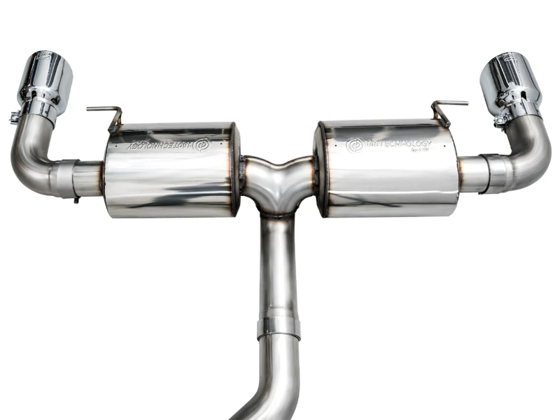AWE 19-23 BMW 330i / 21-23 BMW 430i Basis G2X Touring Axle Back Auspuff - Chrom Silber