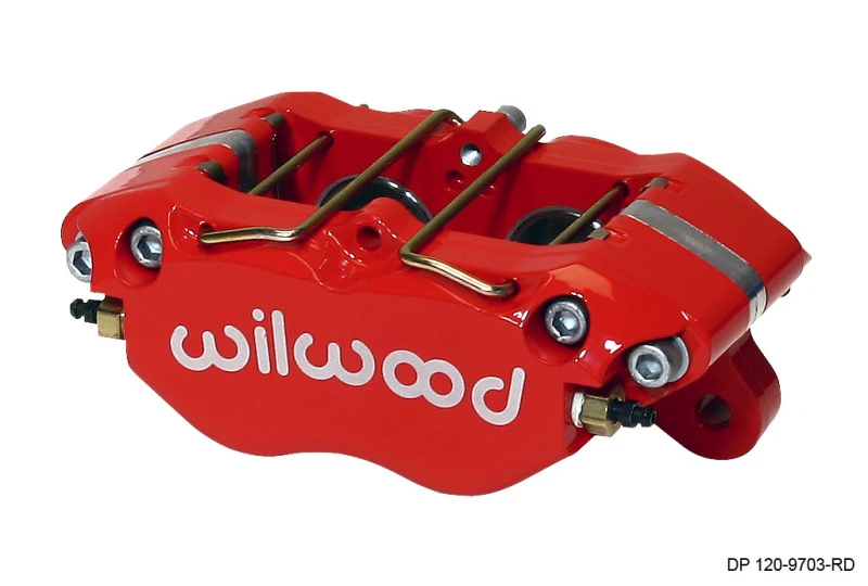Wilwood Caliper-Dynapro 5.25in Mount - Red 1.38in Pistons.81in Disc