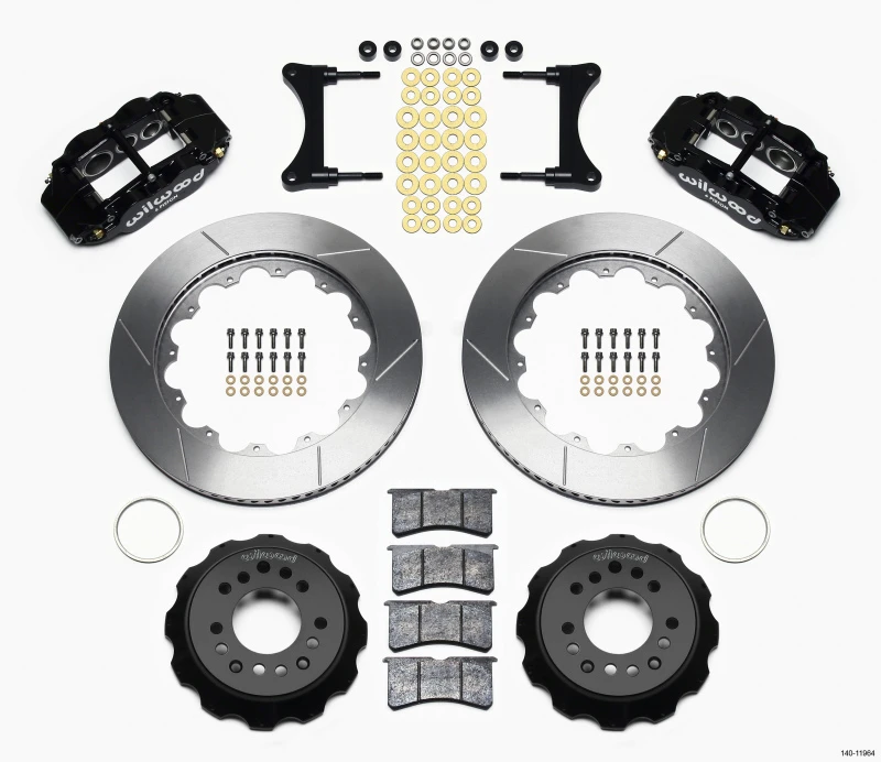 Wilwood Narrow Superlite 6R Front Hat Kit 14.00in 93-96 Mazda RX7