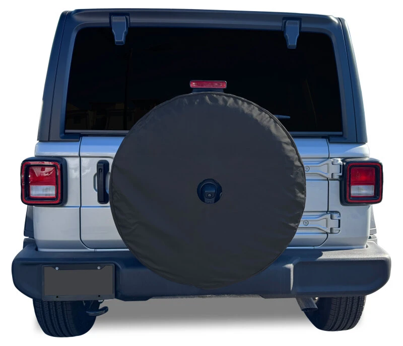 Covercraft Heavy Duty Spare Tire Cover w/ Back Up Camera Opening - 29.5in - 31in x 8.7in - 10in Tire