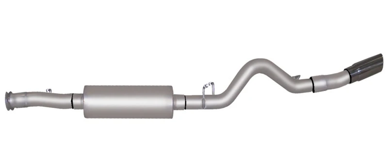 Gibson 07-10 Cadillac Escalade ESV Basis 6.2L 3.5in Kat-Back Einzelrohr-Auspuff - Edelstahl