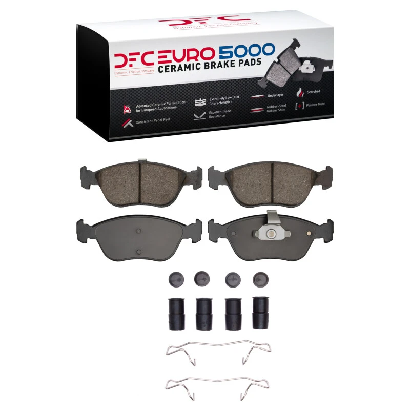 DFC 93-04 Volvo S70/850/V70/C70 Front Euro 5000 Ceramic Brake Pads and Hardware Kit