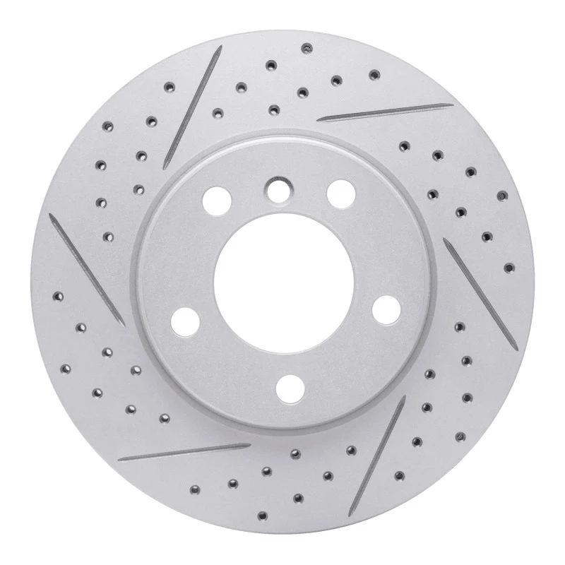DFC 11-16 Mini Cooper Paceman Front Left Drilled & Slotted Geoperformance Rotor