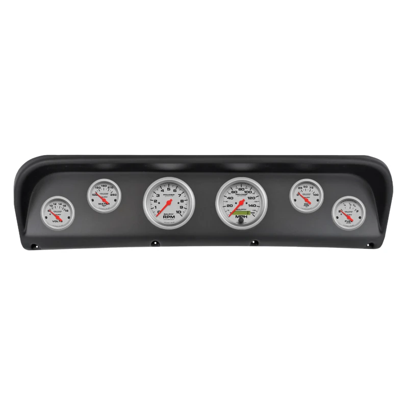 Autometer Ultra-Lite Direct Fit Dash Kit 67-72 Ford F100 (2 x 3-3/8in. / 4 x 2-1/16in.)