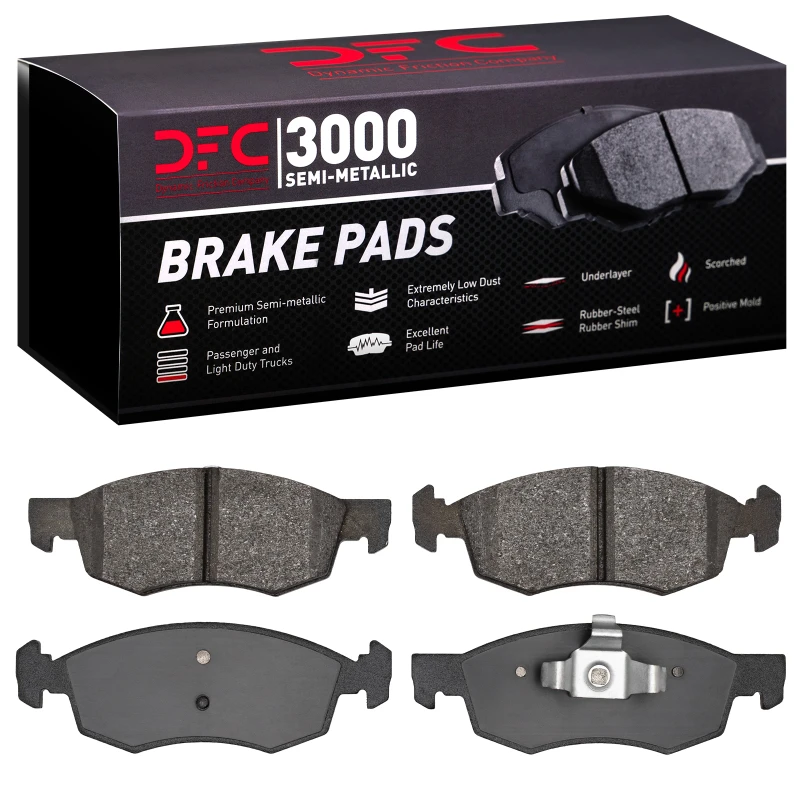 DFC 15-18 Dodge Vision (Mexico) Front 3000 Semi-Metallic Brake Pads