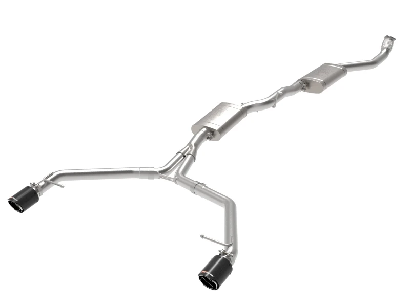 aFe MACH Force-Xp 13-16 Audi Allroad L4 SS Cat-Back Auspuffanlage mit Carbon-Endrohren