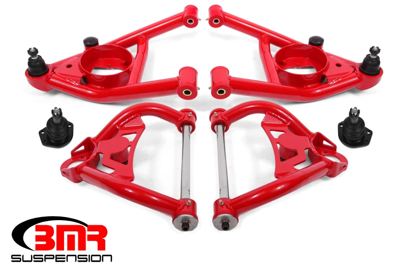 BMR 64-72 A-Body Ober- und Unterquerlenker-Kit - Rot