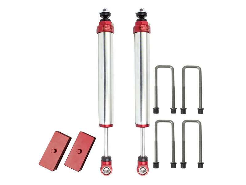 aFe Sway-A-Way 2,0-Zoll-Hinterachsstoßdämpfer-Kit mit Lift-Blöcken 05-17 Toyota Tacoma