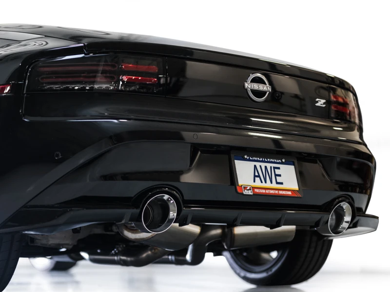 AWE 2023 Nissan Z RZ34 RWD Track Edition Catback Abgasanlage mit Chrom-Silber-Spitzen