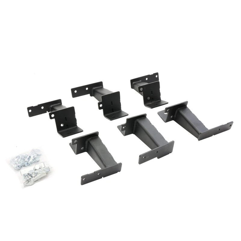 Go Rhino 21-24 Ford Bronco 4dr (außer Sport) Halterungen für Dominator Xtreme Frame Slider - Tex. Schwarz