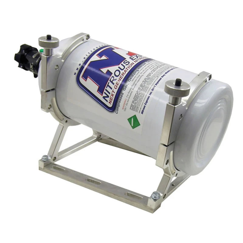 Nitrous Express Billet-Halter für 10lb/15lb N2O-Flasche (inkl. Bodenhalter)