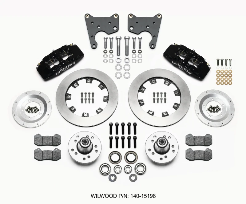 Wilwood Dynapro 6 Vorderrad-Kit 12,19 Zoll 65-72 CDP C-Karosserie -Trommel