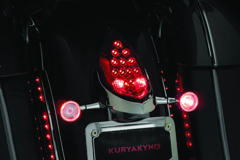 Kuryakyn Rücklicht- und Kennzeichenhalter für Indian Chrom