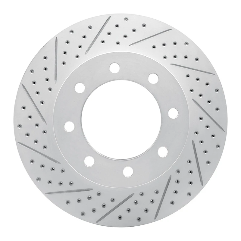 DFC 12-25 Ford F-350 Super Duty 4WD Front Left Drilled & Slotted Geoperformance Rotor
