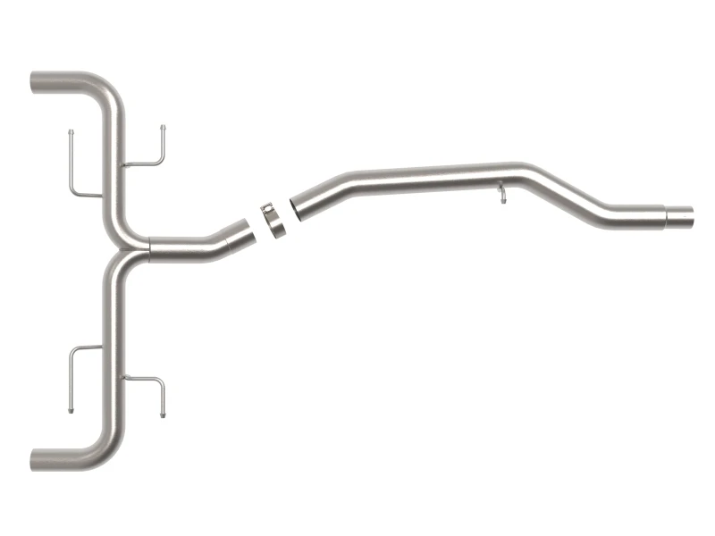 aFe 17-21 Alfa Romeo Giulia L4-2.0L (t) Mach Force-Xp 2in zu 2-1/2in 304SS Axle-Back Abgasanlage